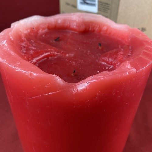 Partylite 6”x6” Pillar Candle 3 Wick - Scent #2275 Cinnamon & Bayberry - Used! - Picture 6 of 8