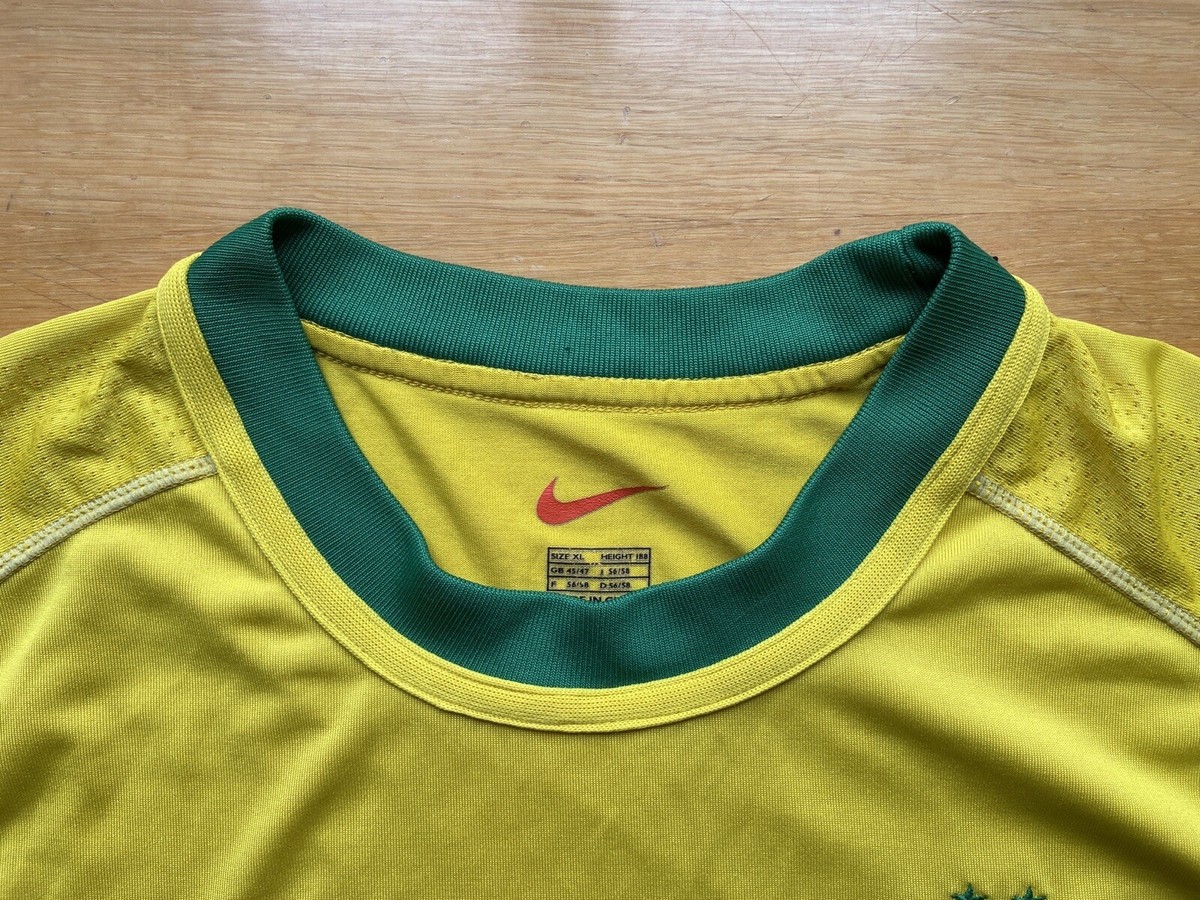 MAILLOT AUTHENTIQUE JOUEUR BRESIL ANNEES 2000