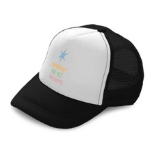 Kids Trucker Hat Imperfect and Yet Awesome Polyester Boys Caps  Girls Caps