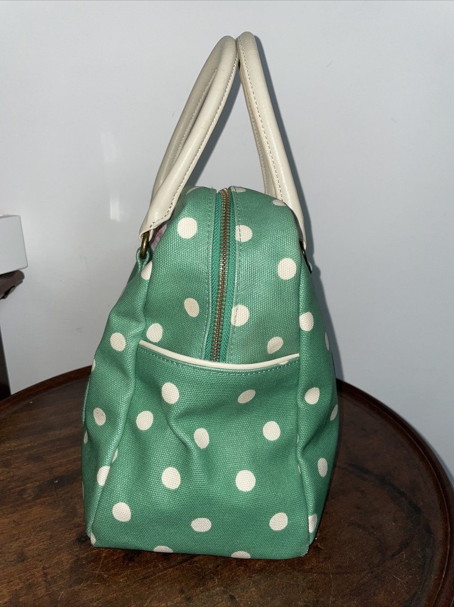 Oil Cloth Cath Kidston Green Polka Dot Bag Cath Kidston Oilskin
