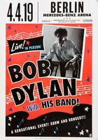 Bob Dylan - Live! In Person!, Berlin 2019 | Konzertplakat | Poster