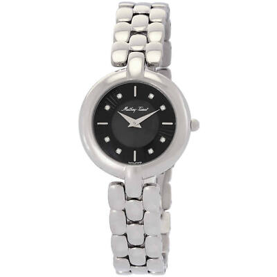 Mathey Tissot Women's Watch Farah Black Dial Stainless Steel Bracelet D956AN