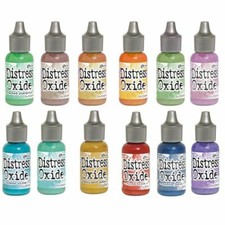 Tim Holtz Distress OXIDE Stamp pad REINKER U Choose Color Ranger Refill
