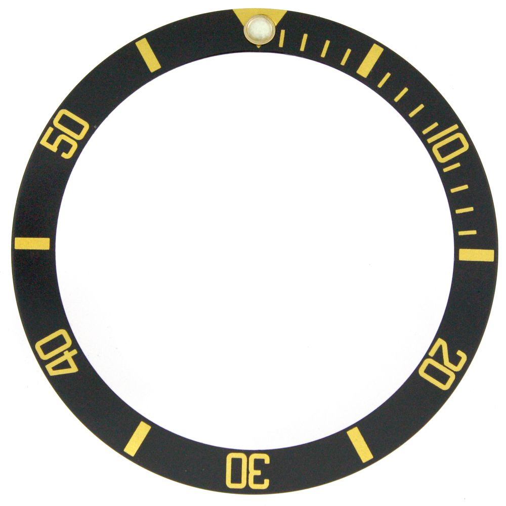 Bezel Insert fits ROLEX Submariner Black Gold 1680-1 | eBay