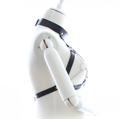 Lencería Sexy Cuello Bondage Cuero Cuerpo Arnés Cadena Sujetador Para Mujer - Imagen 11 de 11