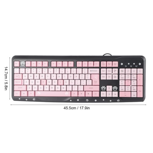Wired Keyboard Cute Cartoon For PC Laptop Home And Fit - Picture 7 of 17