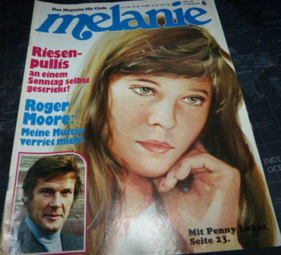 Melanie NR.6- 1976  Roger Moore-James Bond/Uschi Glas/Ron Ely