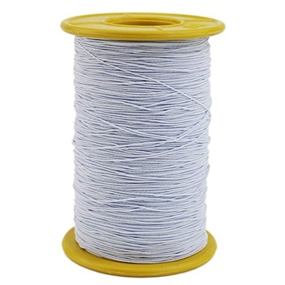 Ogrmar Elastic Thread 547 Yard 0.5mm Thickness (1 Roll) (White)