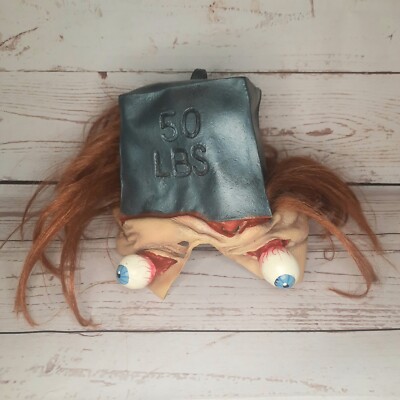 Halloween Latex Maske Mario Chiodo Studios 2004 50 Lb Gewicht Crushed Head Horror
