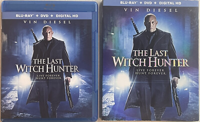 The Last Witch Hunter (Blu-ray, 2015) DVD & Slipcover