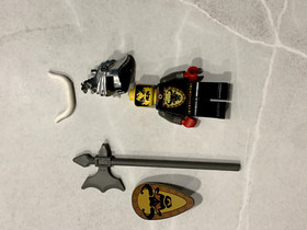 LEGO Knight's Kingdom Cedric the Bull - Chrome silver dragon helmet (4818)