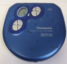 Panasonic SL SX290 Personal CD Player Blue Discman Untested For Parts