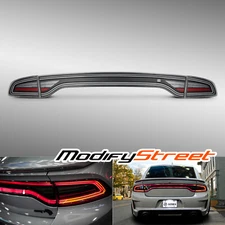 Fit 2015-2023 Dodge Charger MKII NOVA-Series Prismatic LED Tail Lamps Black