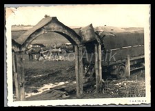 Photo, WW2, truck with parking problems, 5026-1257