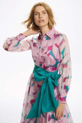 open lace back dress The Organza Shirt main image 0
