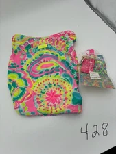 Lilly Pulitzer Cinch Drawstring Beach Sports Yoga Gym  Bag Backpack. New