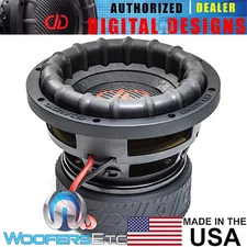 DD AUDIO 2508G-D2 8" USA MADE 3600W DUAL 2-OHM CAR SUBWOOFER BASS SPEAKER NEW