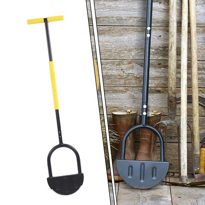 Manual Trimming Shovel Serrated Half Moon Edger Lawn Cutter Tool For Home Garden