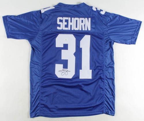 Photo Dédicacée 8x10 Signée JASON SEHORN (NY Giants) - Certifiée BECKETT (BAS) - Neuve