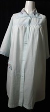 Womens Vintage Sears Floral Embroidered Floral Bird Nightgown Cottagecore M 36 