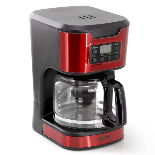 Better Chef IM-127R 12-Cup Digital Coffee Maker Red Programmable brewing - Picture 3 of 12