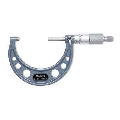 MITUTOYO 103-220 Micrometer,5-6 In,0.0001,Ratchet 5C686