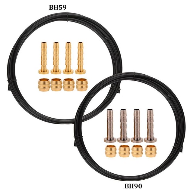 GUB BH59 BH90 Olive and Connector Insert Hydraulic Brake Hose for
