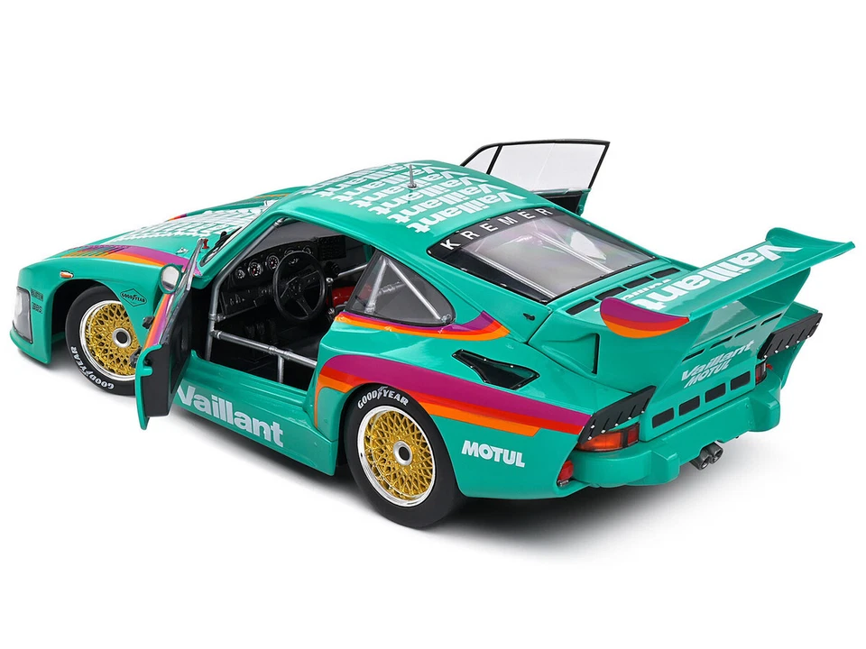 PORSCHE 935 K3 #51 Kremer-vaillant verde 1/18 modelo diecast de solido s1807205 Foto 4 de 4
