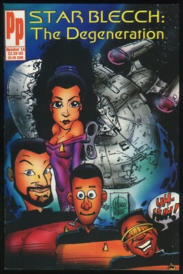 Star Blecch The Degeneration Comic Star Trek Deep Space Nine Parody Borg Picard