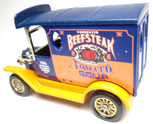 1997 LLEDO FORD MODEL T DELIVERY CAMPBELL'S BEEFSTEAK TOMATO SOUP 2 3/4" TRUCK - Picture 3 of 6