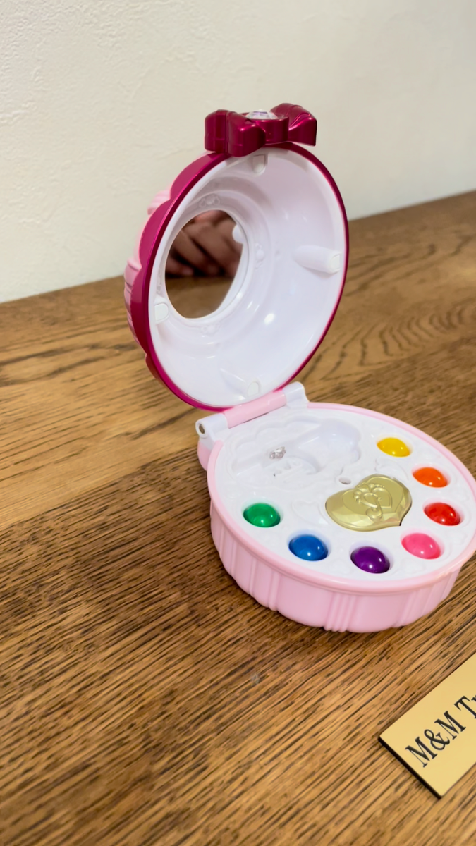 Glitter force Smile Precure Girls Toy Set Pact Compact Charm Decor