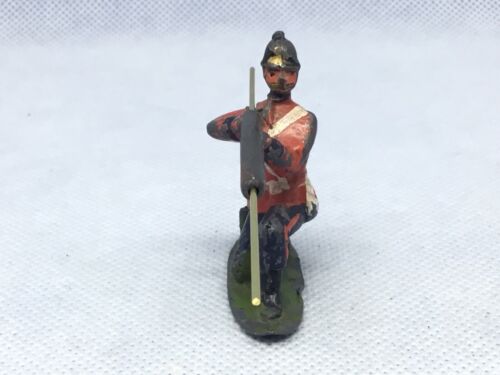 Kniender Infanterist aus Set 25 von Britains (rosa 346) zum restaurieren, siehe Hinweise - Bild 4 von 12