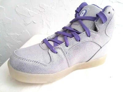 FLASH-LIGHTS ''CLOSEOUT'' Youth GIRLS Size ''4'' -''4-Way Lite Up'' Chargeable Shoes