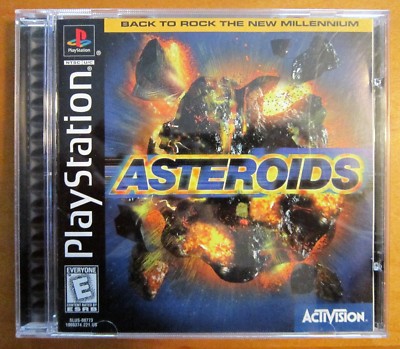 Asteroids - Sony PlayStation 1, PS1 - Black Label - Complete - CIB - Excellent!