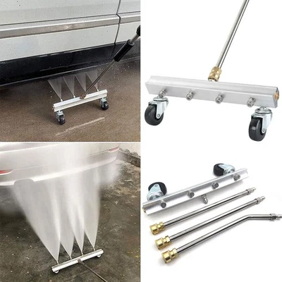 4000PSI Under Car Pressure Washer Undercarriage Cleaner Underbody Wash Broom