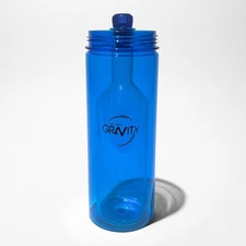 (Blue) Gallant Glass Gravity Bong Hookah by Gallant Gravity with Glass Bowl