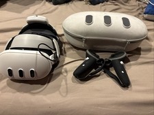 Meta Quest 3 With Bobo M3 Pro, Rechargeable Controllers, Case, Check Description