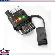 Double End 4-way Flat Trailer Wiring Tester Indicators Turn Signal Tail Lights Double End 4-way Flat Trailer Wiring Tester Indicators Turn Signal Tail Lights
