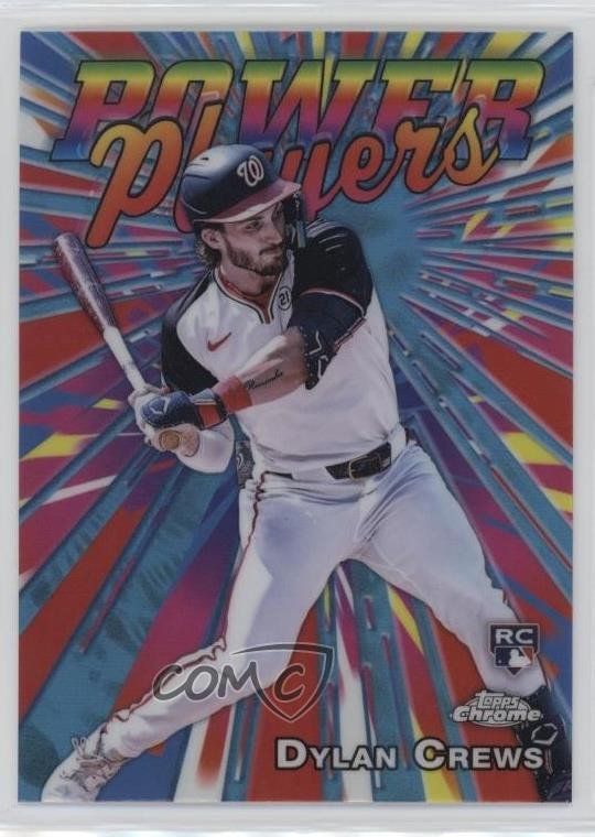 2025 Topps Chrome Power Players Dylan Crews #PP-20 13o2