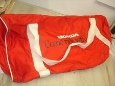 Vintage Honda come ride with us large duffle bag red COOL used