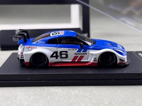 MC 1:64 Blue GTR R35 LBWK RR #46 Sports Model Diecast Metal Car | eBay