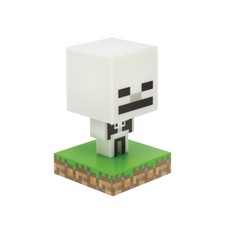 Paladone Minecraft Skeleton Icon Light Up Figure, Officially Licensed Collectibl
