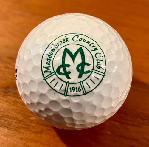 Vintage Meadowbrook Country Club 1916 (Michigan) Logo Golfball