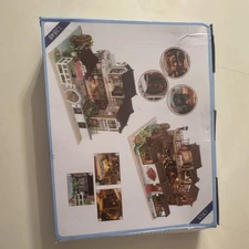 DIY Handmade Miniature Dollhouse Kit Wood Fabric Paper 1:38 Age 14+ 13844 13846