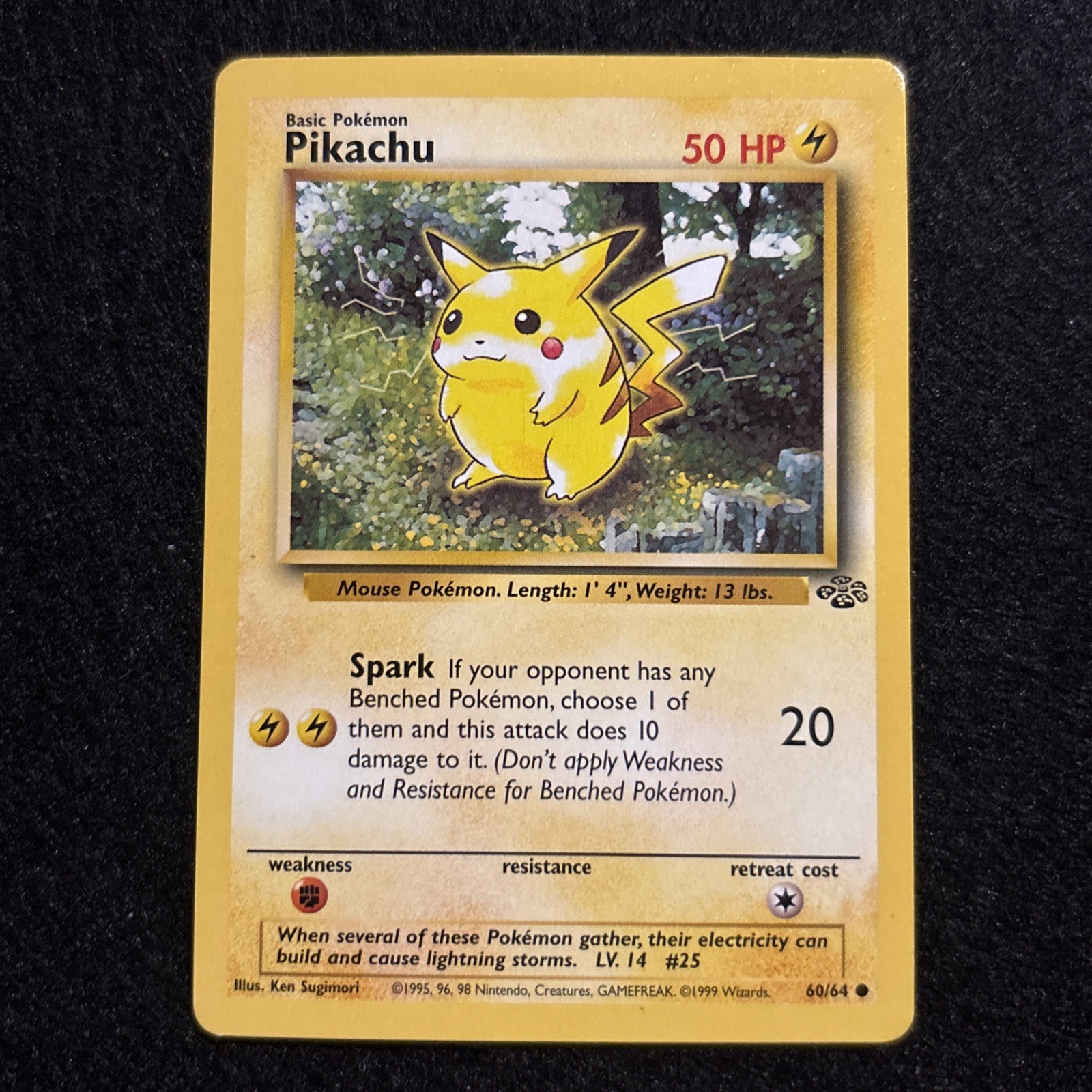 Pikachu 60/64 Red Cheeks Regular 