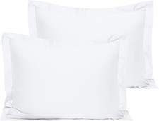 Cotton Standard Pillow Shams 500 Thread Count Egyptian Cotton 20x26 Sham Covers