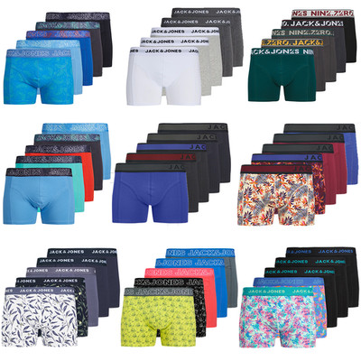 Jack Jones Boxershorts 5er Pack Herren Männer Short Unterhose Marken S M L XL 