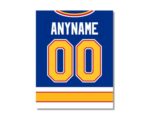 Vergleichen Sie mit St Louis Blues Throwback Foto beliebiger Name Nummer 8x10 11x14 16x20 JZ - Bild 11 von 12