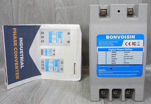 Bonvoisin Single Phase to 3 Phase Converter 2HP (1.5kW) Digital Shifter CPS-2HP