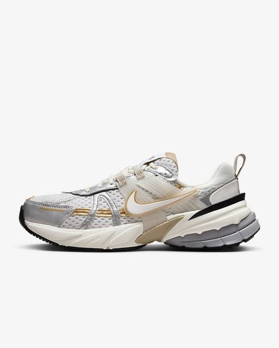 Nike V2K Run Women's Trainers Size UK 7 'White/Khaki' HJ7245-100 - Picture 2 of 8